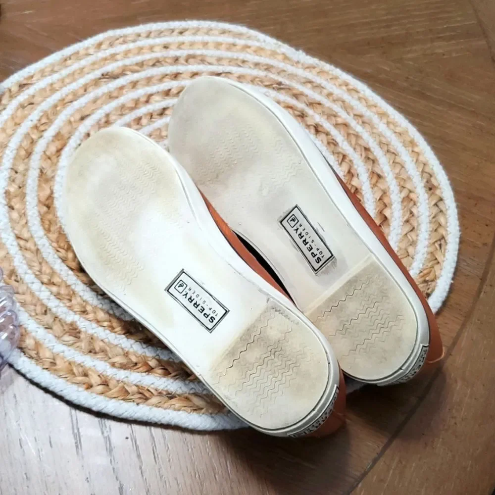 Sperry Top Sider Leather Shoes Size 8 Women's Loafers Patent Round Toe